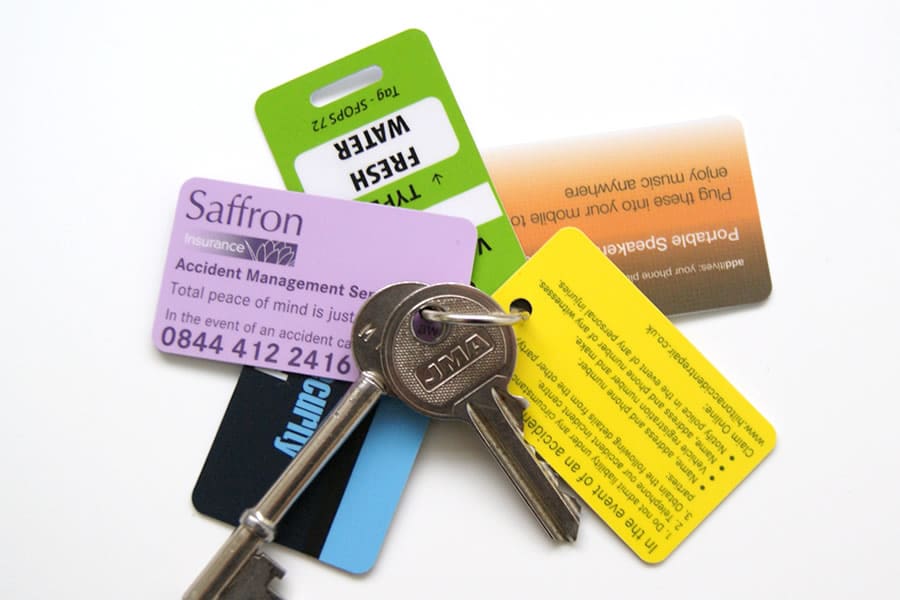 Plastic Key Tags Cards Plastic Card Company